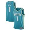 Dres Charlotte Hornets LaMelo Ball Jordan 2023-24 City Edition Teal Swingman